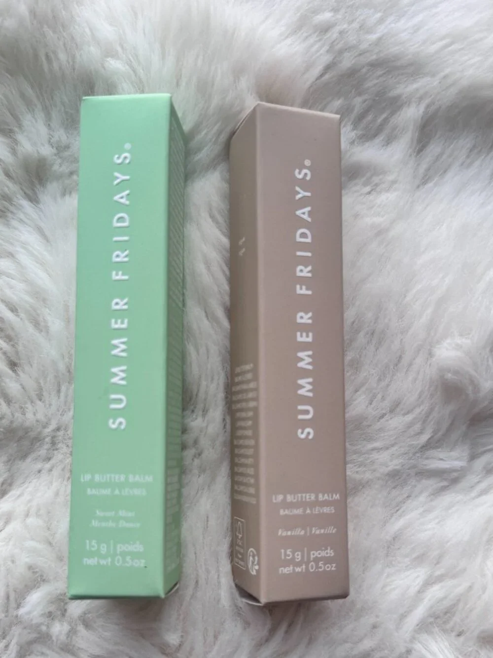 2pcs/Sweet Mint + Vanilla/Summer Fridays Lip Butter Balm Conditioning Lip Mask
